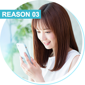 REASON 03 WEB予約・問診で待ち時間を極力削減